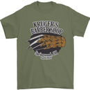 Krugers Barber Shop Funny Halloween Mens T-Shirt 100% Cotton Military Green
