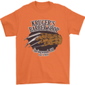 Krugers Barber Shop Funny Halloween Mens T-Shirt 100% Cotton Orange
