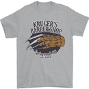 Krugers Barber Shop Funny Halloween Mens T-Shirt 100% Cotton Sports Grey