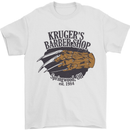 Krugers Barber Shop Funny Halloween Mens T-Shirt 100% Cotton White