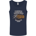 Krugers Barber Shop Funny Halloween Mens Vest Tank Top Navy Blue