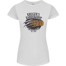 Krugers Barber Shop Funny Halloween Womens Petite Cut T-Shirt White