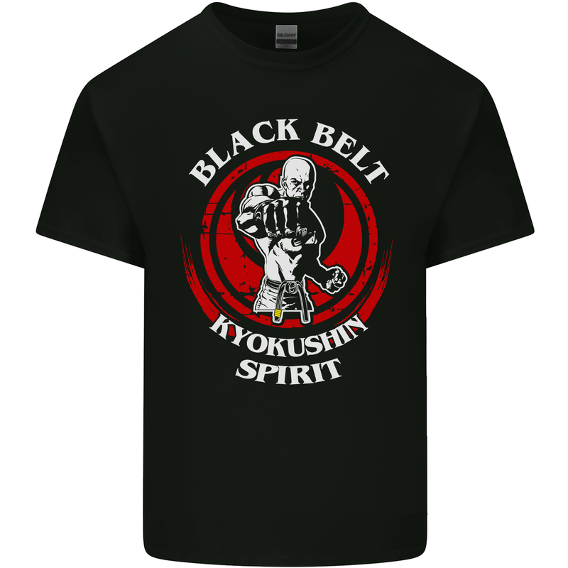 Kyokushin Spirit Karate Martial Arts MMA Kids T-Shirt Childrens Black