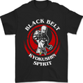 Kyokushin Spirit Karate Martial Arts MMA Mens T-Shirt 100% Cotton Black