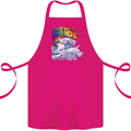 LGBT Live With Pride Unicorn Gay Pride Awareness Cotton Apron 100% Organic Pink