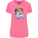 LGBT Live With Pride Unicorn Gay Pride Awareness Womens Wider Cut T-Shirt Azalea