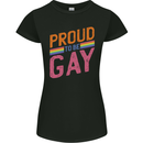 LGBT Pride Awareness Proud To Be Gay Womens Petite Cut T-Shirt