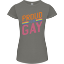 LGBT Pride Awareness Proud To Be Gay Womens Petite Cut T-Shirt
