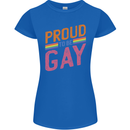 LGBT Pride Awareness Proud To Be Gay Womens Petite Cut T-Shirt