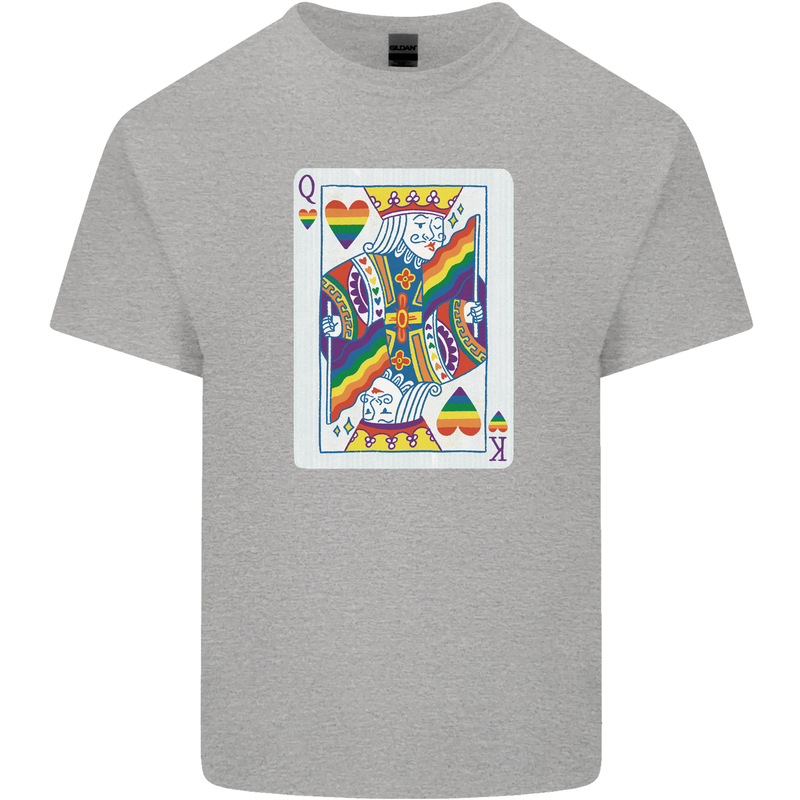 LGBT Queen Funny Gay Pride Kids T-Shirt Childrens Sports Grey