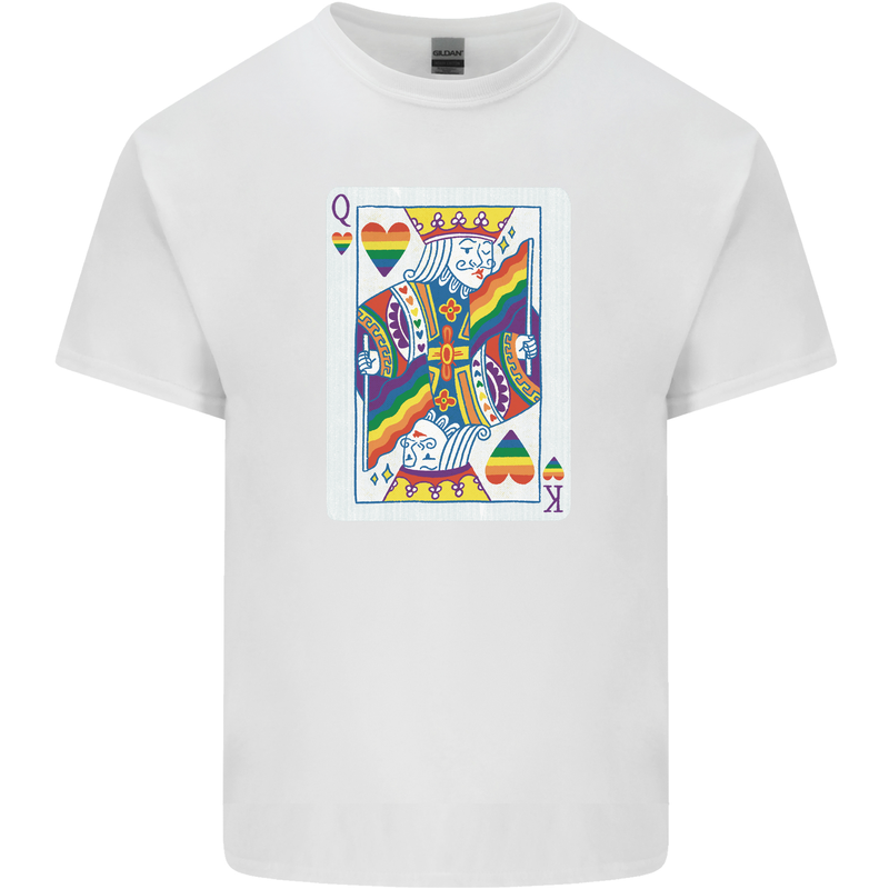 LGBT Queen Funny Gay Pride Kids T-Shirt Childrens White