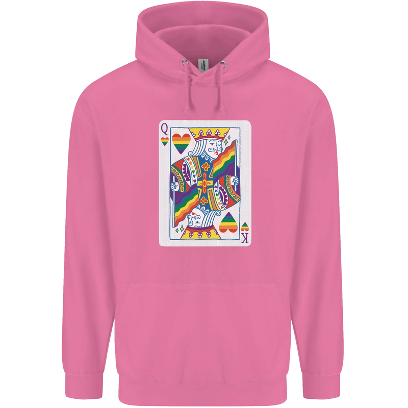 LGBT Queen Funny Gay Pride Mens 80% Cotton Hoodie Azelea