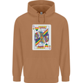 LGBT Queen Funny Gay Pride Mens 80% Cotton Hoodie Caramel Latte