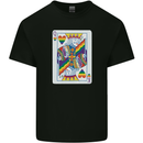 LGBT Queen Funny Gay Pride Mens Cotton T-Shirt Tee Top Black