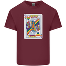 LGBT Queen Funny Gay Pride Mens Cotton T-Shirt Tee Top Maroon