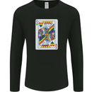 LGBT Queen Funny Gay Pride Mens Long Sleeve T-Shirt Black