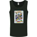 LGBT Queen Funny Gay Pride Mens Vest Tank Top Black