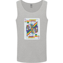 LGBT Queen Funny Gay Pride Mens Vest Tank Top Sports Grey