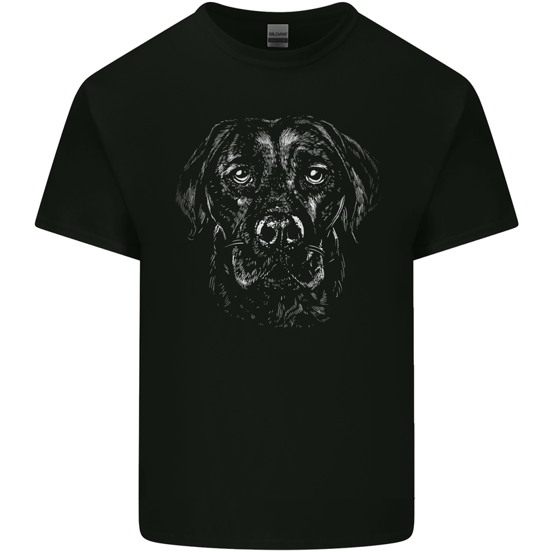 Labrador Retriever Dog	Labrador Retriever Mens Cotton T-Shirt Tee Top Black