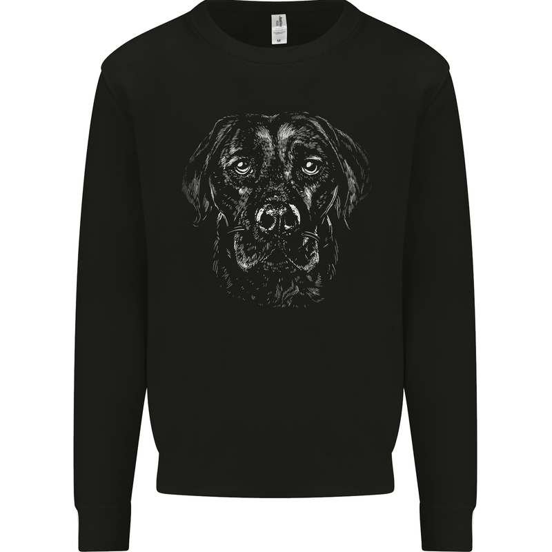 Labrador Retriever Dog	Labrador Retriever Mens Sweatshirt Jumper Black
