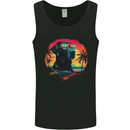Labrador Sunset Dog Mens Vest Tank Top Black