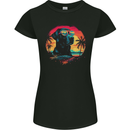 Labrador Sunset Dog Womens Petite Cut T-Shirt Black
