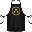 Lambda Symbol Bodybuilding Gym Training Cotton Apron 100% Organic Black