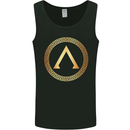 Lambda Symbol Bodybuilding Gym Training Mens Vest Tank Top Black
