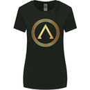 Lambda Symbol Bodybuilding Gym Training Womens Wider Cut T-Shirt Black