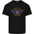 Land of the Free Because of the Brave July 4th Mens Cotton T-Shirt Tee Top Black