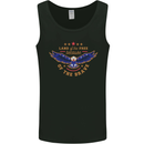 Land of the Free Because of the Brave July 4th Mens Vest Tank Top Black