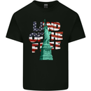 Land of the Free Independence Day 4th of July Kids T-Shirt Childrens Black