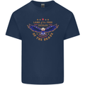 Land of the Free USA Veteran Independence Day Kids T-Shirt Childrens Navy Blue