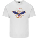 Land of the Free USA Veteran Independence Day Kids T-Shirt Childrens White