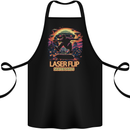 Laserflip Skateboards Skateboarder UFO Alien Cotton Apron 100% Organic Black