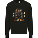 Last Day Skull Demon From Hell Kids Sweatshirt Jumper Black