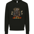 Last Day Skull Demon From Hell Mens Sweatshirt Jumper Black