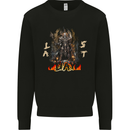Last Day Skull Demon From Hell Mens Sweatshirt Jumper Black