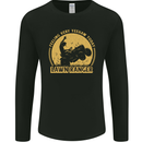 Lawn Ranger Funny Gardener Gardening Mens Long Sleeve T-Shirt Black