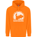 Lawn Ranger Funny Gardening Gardener Childrens Kids Hoodie Orange