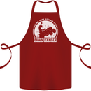 Lawn Ranger Funny Gardening Gardener Cotton Apron 100% Organic Maroon