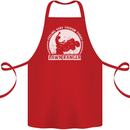 Lawn Ranger Funny Gardening Gardener Cotton Apron 100% Organic Red
