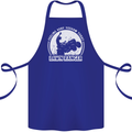 Lawn Ranger Funny Gardening Gardener Cotton Apron 100% Organic Royal Blue
