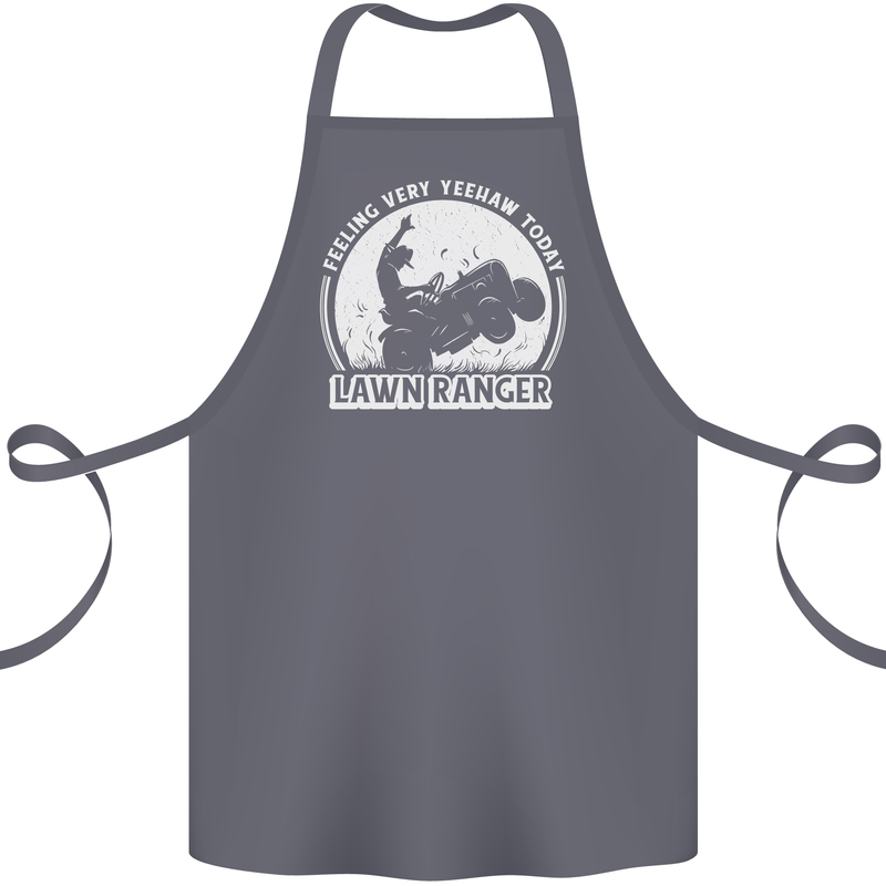 Lawn Ranger Funny Gardening Gardener Cotton Apron 100% Organic Steel