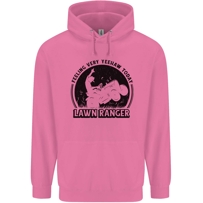 Lawn Ranger Funny Gardening Gardener Grass Childrens Kids Hoodie Azalea
