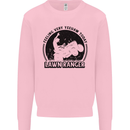 Lawn Ranger Funny Gardening Gardener Grass Kids Sweatshirt Jumper Light Pink