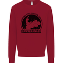 Lawn Ranger Funny Gardening Gardener Grass Kids Sweatshirt Jumper Red