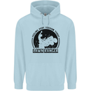 Lawn Ranger Funny Gardening Gardener Grass Mens 80% Cotton Hoodie Light Blue