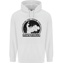 Lawn Ranger Funny Gardening Gardener Grass Mens 80% Cotton Hoodie White