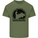 Lawn Ranger Funny Gardening Gardener Grass Mens Cotton T-Shirt Tee Top Military Green